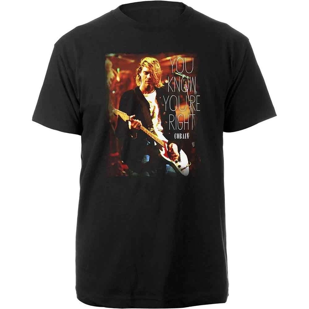 

Kurt Cobain You Know You re Right T shirt - NEW OFFICIAL nirvana 2XL