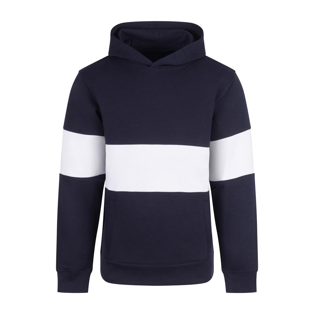 Front Row Unisex Adult Heavyweight Panelled Hoodie