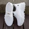 Women's Breathable Mesh Walking Shoes - Lightweight, Thick Sole, Comfort & Height Boost
