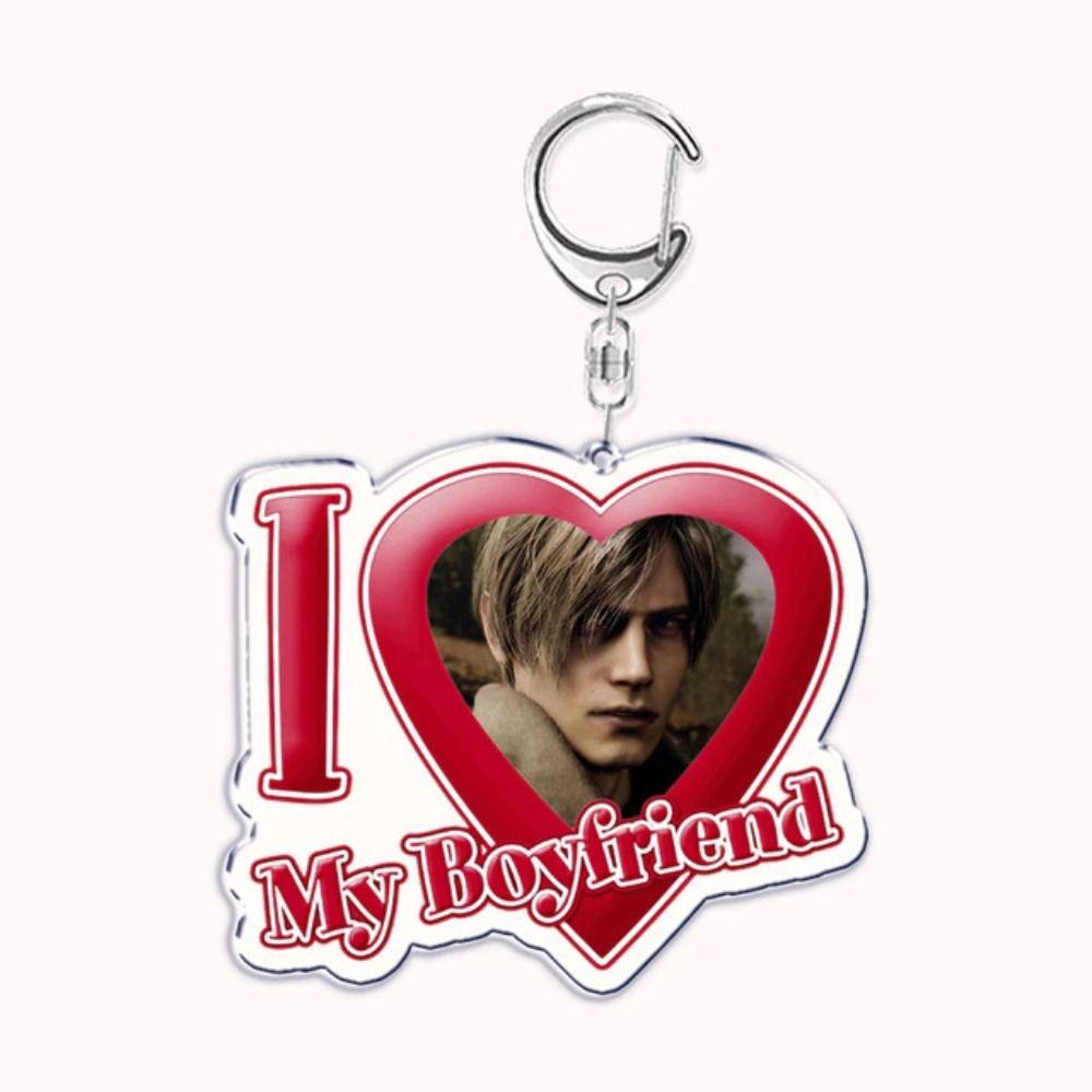 Oppenheimer I Love My Boyfriend Keyring Red Heart Red Heart Key Ring Couple