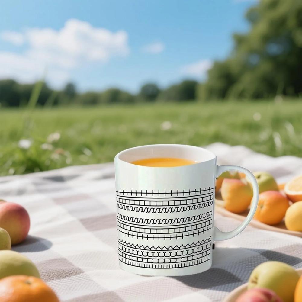 Ergonomic Handle Hidden Message Mug Microwave-Safe Drinking Mug Water Cup Teacup  Gift