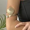 Summer Shell Starfish Imitation Pearl Arm Cuff Beach Vacation Style Fashion Vintage Accessory Daily Accessory