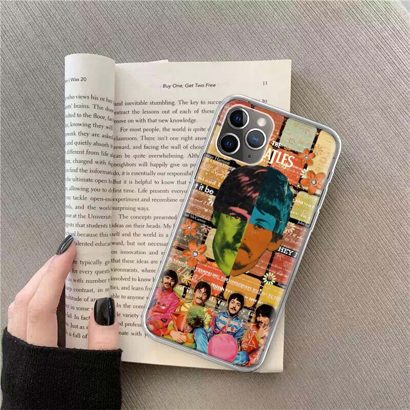 Pretty S-Beatles-B Phone Case For Apple Iphone 12 13 Mini 14 15 Pro 17 Pro Max Air 11 16E 16 Plus Shell Cover Clear TP