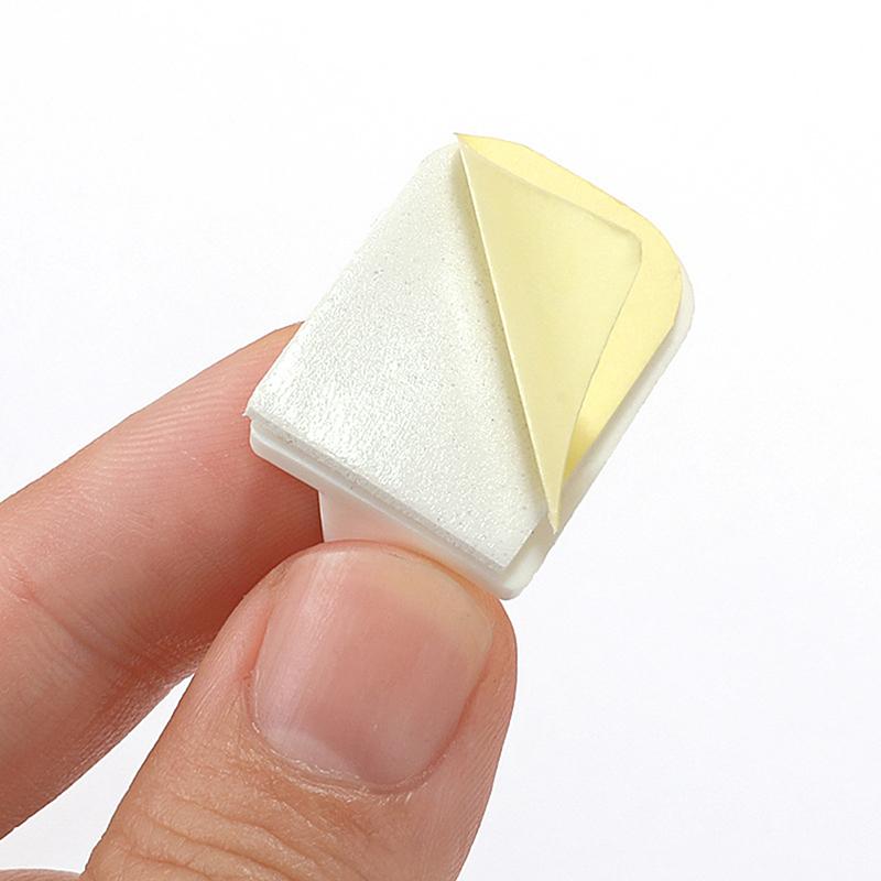 10 Stück selbstklebende Haken für Gardinenstangen, Hintertür, Aufbewahrungsregal, Fenster, selbstklebend, Hängehaken, Schlüsselhalter, Badezimmer, Handtuchhalter