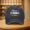 1956 Retro Baseball Cap Adjustable Unisex Cotton Cap Multicolor Options