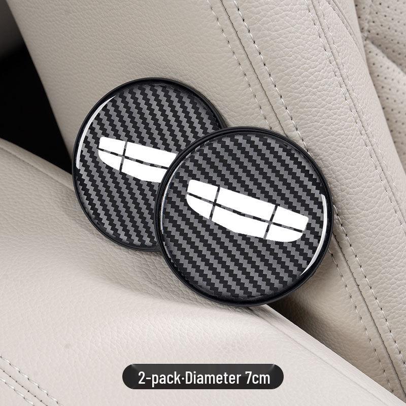 Carbon Fiber Texture Heat Insulation Coaster for Geely Cars: Geometry, Panda, Emgrand, LHiP, Xingrui, Binyue, ICON