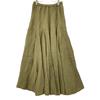 Maison De Vacances Khaki 100% Linen Long Skirt Skirt Not Written khakiUsed