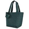 Fila Fitness Sports Casual Zipper Tote Bag Shopping Handbag Large Women tote bags Mountain-Wall-Green A13W441162FKK