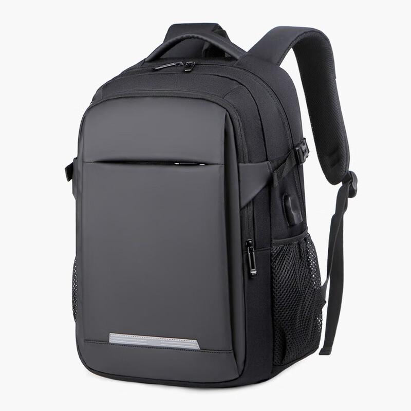 Lishin Men s Large Capacity Multi-Pocket Business Laptop Backpack