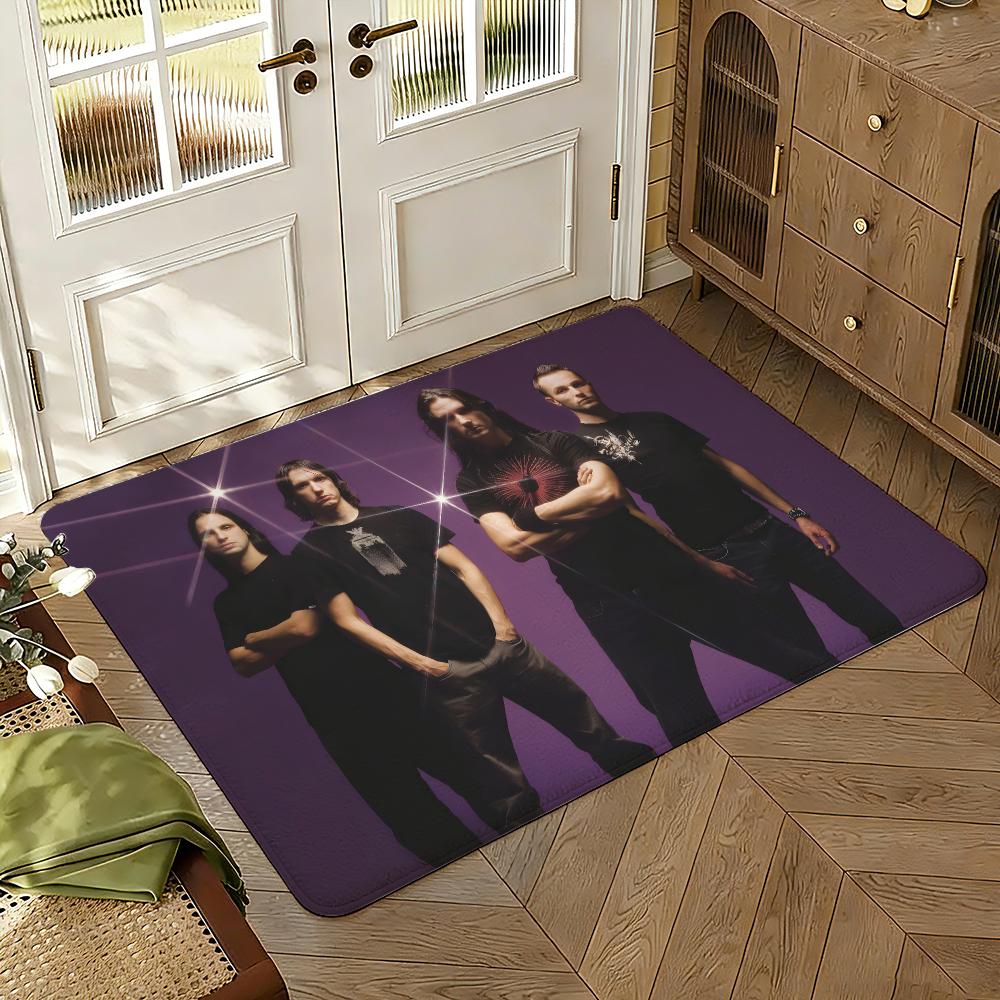 G-Gojira Band Floor Mat Soft Thickened Absorbent Non-Slip Bedroom Living Room Door Mat Home Decor Flannel Rugs