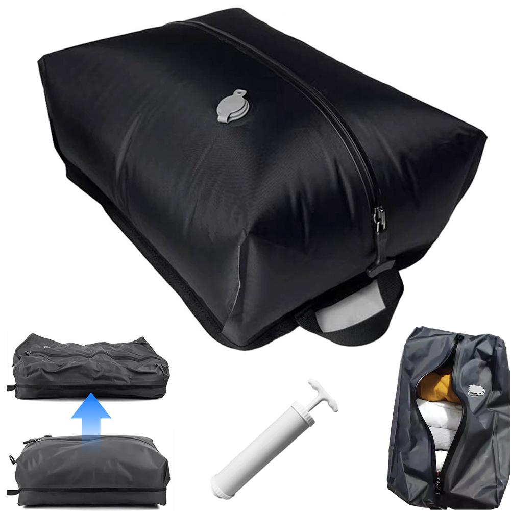 Multi-Size Space Saving Compression Bags for Travel, Waterproof Clothes Organizer for Wardrobe Suitcase Vacuum Storage Bags