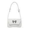 2025 Solid Color Summer New Simple Fashion Bow Casual Commuter Underarm Shoulder Messenger Bag Bag Women