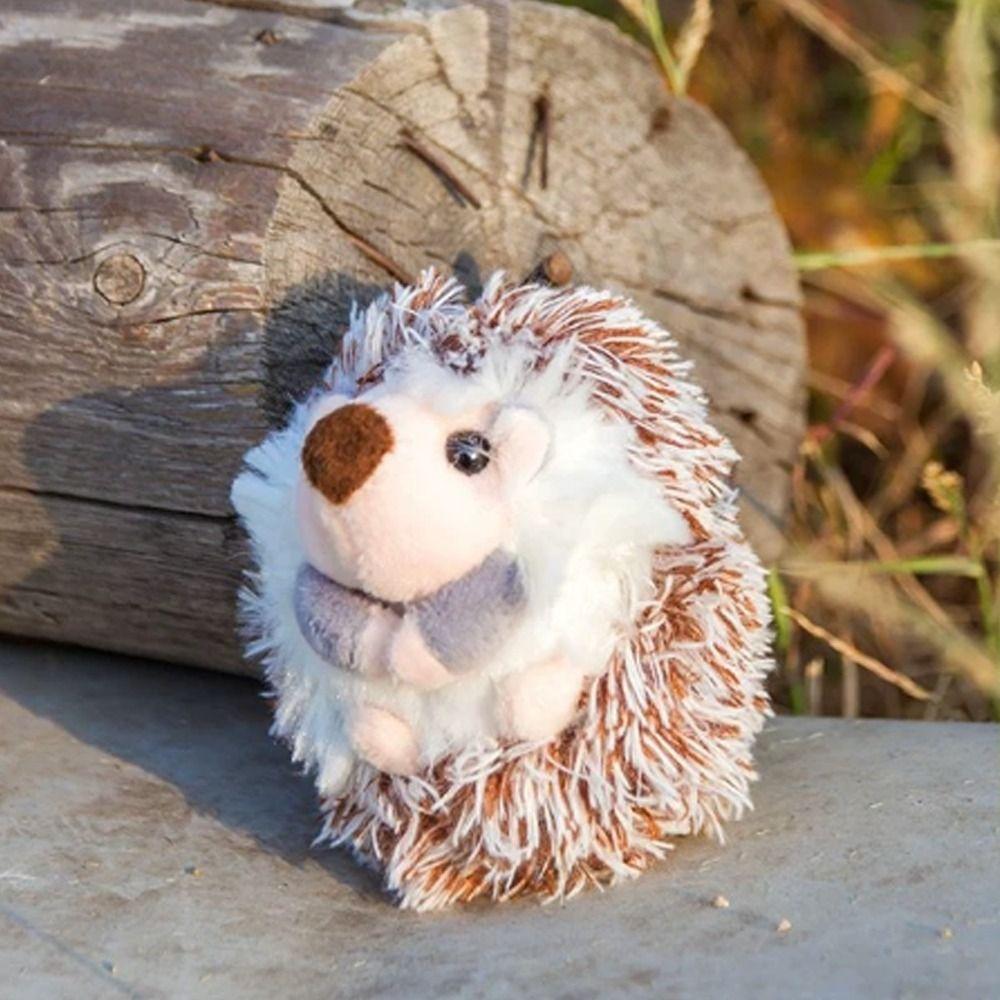 Cute Hedgehog Pattern Plush Key Chain Handbag Keyring Bag Pendant Keyring New Stuffed Keychain