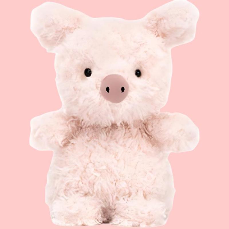 JELLYCAT Farm Animal Series Piglet Cute Pink Doll Plush Doll 25cm Height
