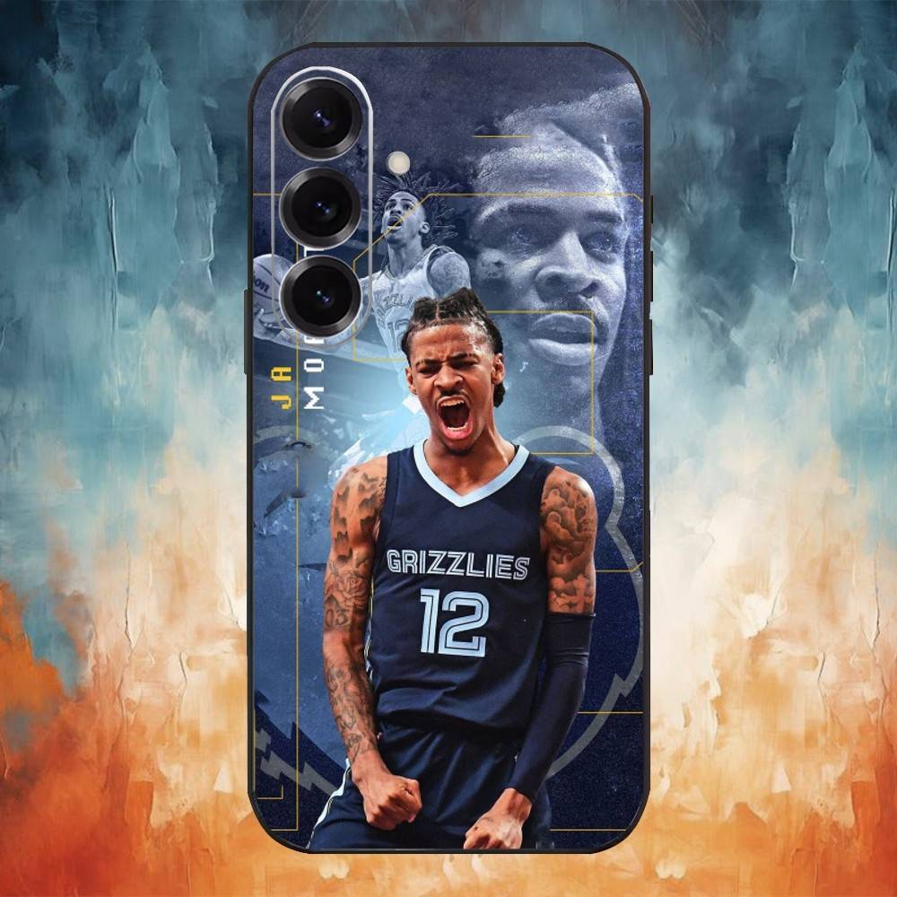 

Basketball J-Ja Morant 12 Phone Case For Samsung Galaxy A73,A72,A71,A70,A53,A52,A51,Others Soft Black Cover Samsung a71 4g