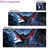 Super Hero Batmans Anime Mouse Pad Office PC Speed Gamer Keyboard Mousepad Laptop Gaming Accessories XXL Desk Mat 900x400 Carpet