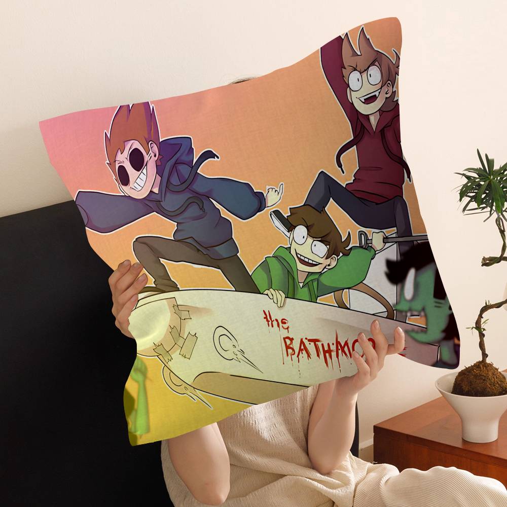 

Animated Eddsworld Pillow Cushion Cover Pillowcase Living Room Sofa Home Decor Customized 30x30 cm