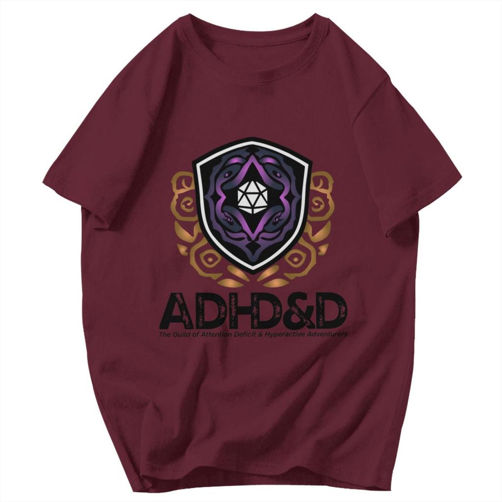 Men T Shirt ADHDD Roll For Concentration Trendy Cotton Y2K Graphic Short Sleeve Unisex Clothing T Shirts