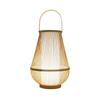 Handmade LED Table Lamp Desk Bamboo Weaving Night Study Cozy Bedroom Tatami