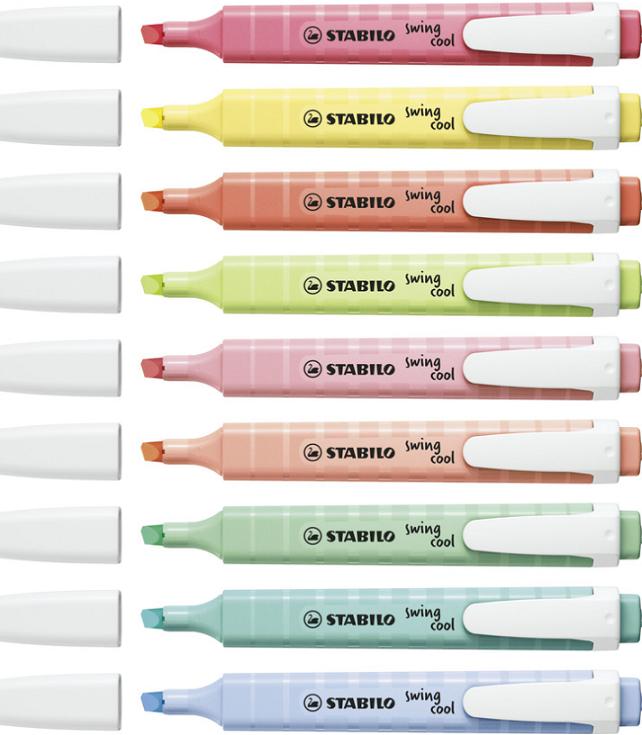 Stabilo Swing Cool Pastel Highlighter Set / 8 Pcs / 275/8-08-1