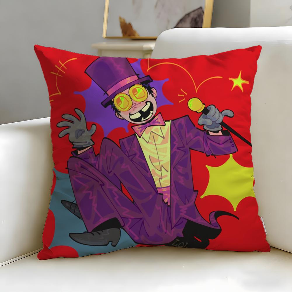 classic animated series Superjail Cushion Cover Soft  EasyWash Pillow Case  Versatile for Couch Bed Travel and Office