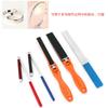 Sandpaper Rod Aluminum Sandpaper Ruler Plate  Plastic Sandpaper Clip Roll Rod Metalworking