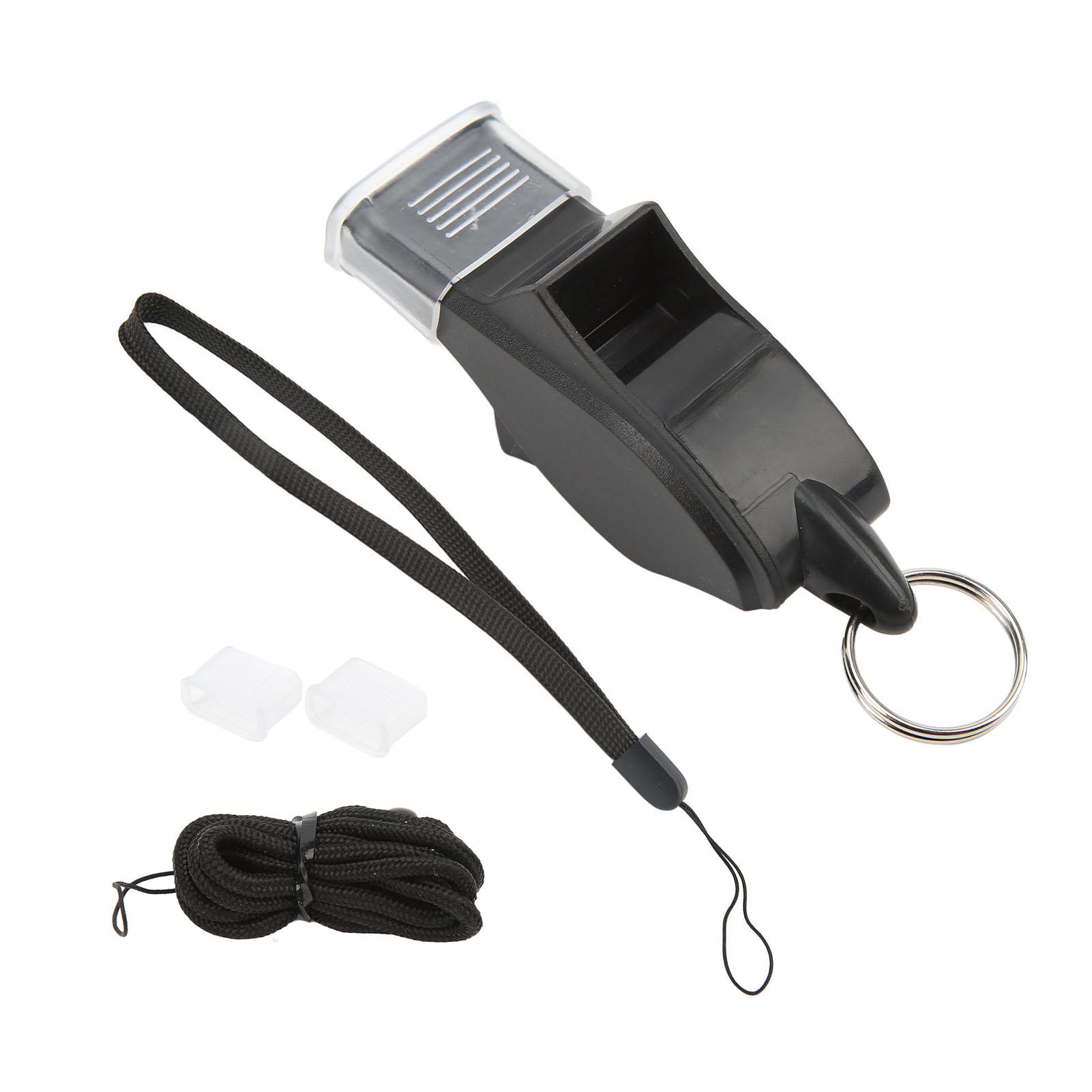 

Whistle Large Crisp Sound Plastic Sports Whistle with Lanyard for Referee Training Survival School