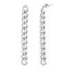 Chunky Gold Silver Chain Dangling Earrings Vintage Chain Link Cool Earrings