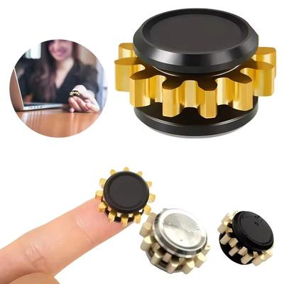 Fidget Spinner Mini Metall Zahnrad Gyroskop Spielzeug Antistress Tragbar Erwachsene Stressabbau Autismus ADHS Kinder Geburtstag Weihnachtsgeschenk