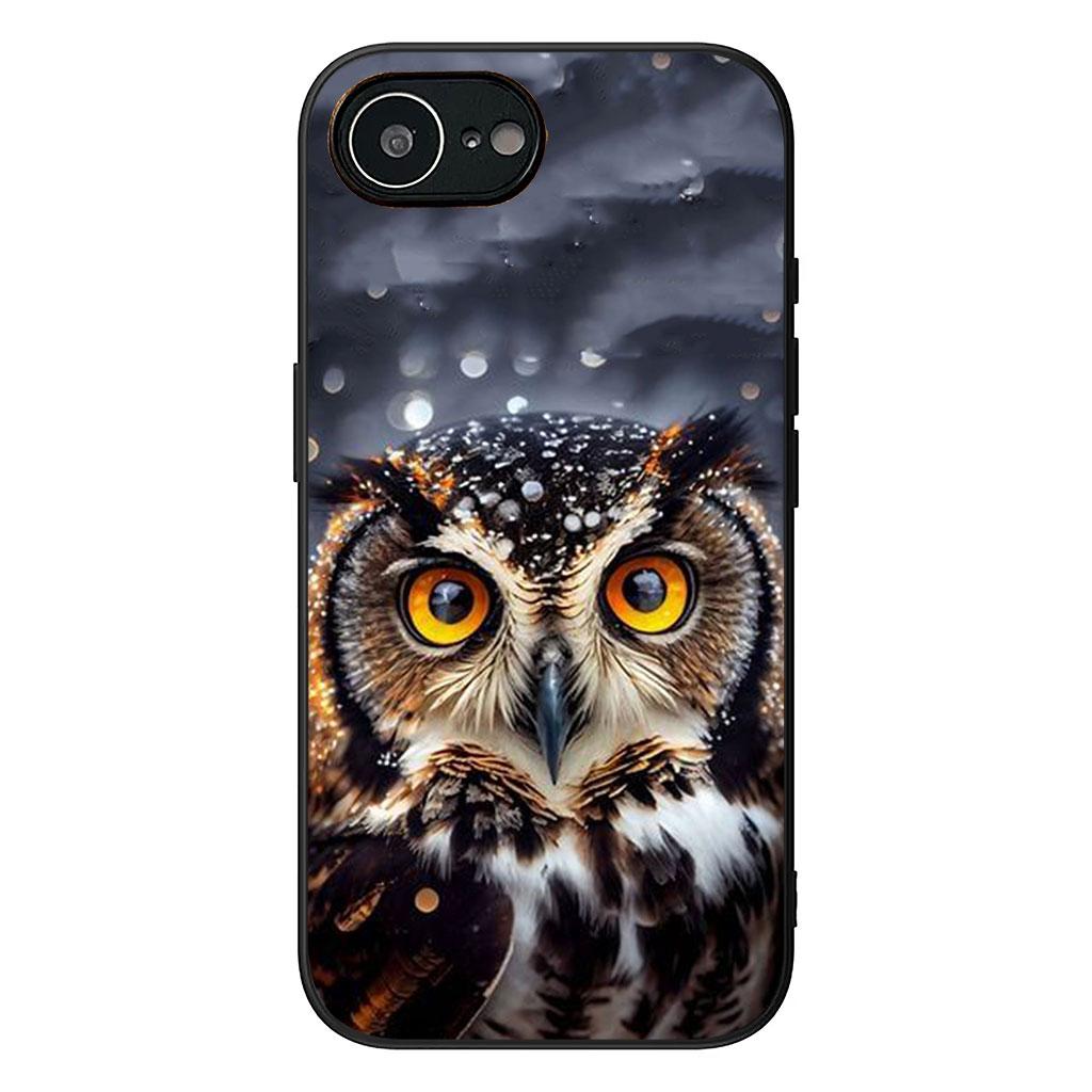 

Cover for Xiaomi Poco F7 F6 F8 Ultra F5 X7 X6 X5 X3 NFC M7 M6 Pro C85 C75 C65 C71 C61 Phone Case Cartoon Art Owl Poco F8 Pro