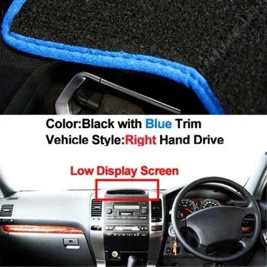 Car Dashboard Cover Non slip pad For Toyota Land Cruiser Prado J120 2003 - 2008 2009 LHD Dash Mat Sun Shade Pad Anti-UV Cushion