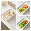 Countertop Drying Basket Expandable Sink Dish Drainer Basket Collapsible Kitchen Organizer for Dishes Produce Fruit