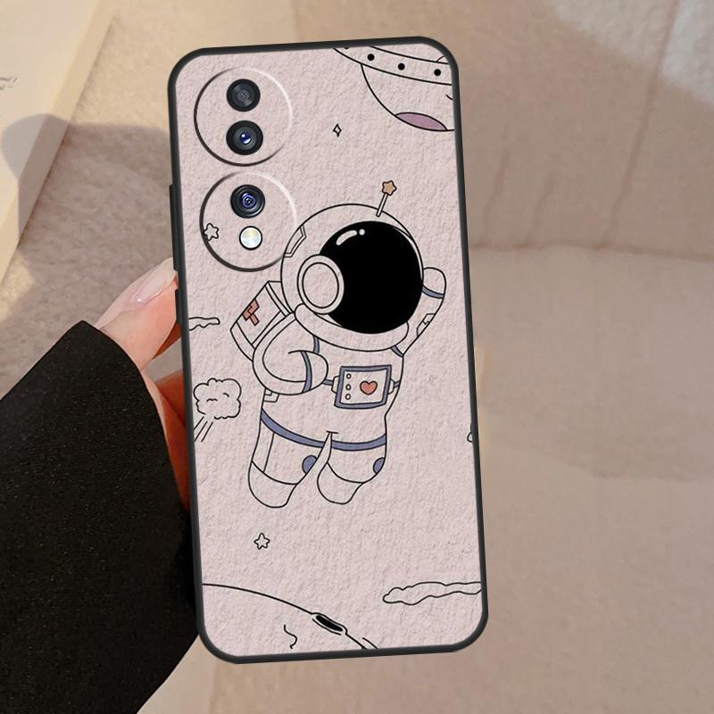 

Милый космический Астронавт Для Honor Magic V5 5 6 7 Pro Чехол Для Honor 200 400 Lite 50 70 90 X8a X8b X9a X9b X9c Чехол Honor 200