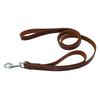 Genuine Leather Pet Dog Leash Rope Pet Training Walking Lead Leashes For Medium Large Dogs Quick Control With 2 Handles