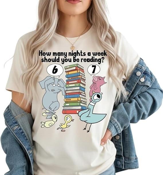 HOT How Many Nights A Week Should You Be Reading 67 Shirt Unisex T-Shirt L