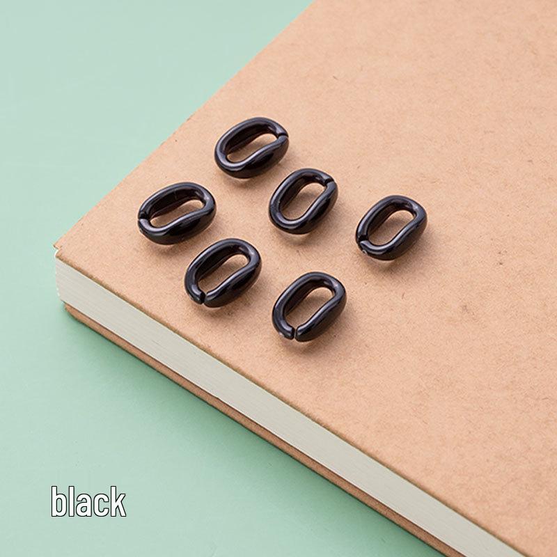 Macaron Color Acrylic DIY Buckle Chain Assembled Candy-Colored Plastic Accessories