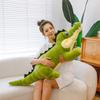 Large Cute Crocodile Hug Pillow Plush Toy for Girls' Soothing Sleep