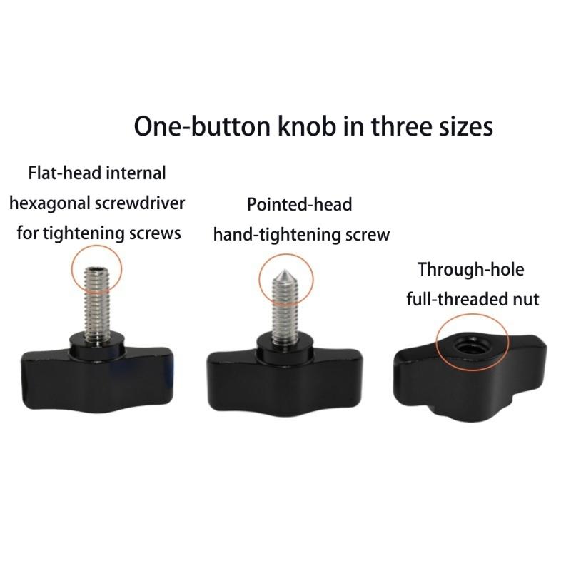 Adjustable Hand Tightened Locking Screws Stainless Steels Fasteners Corrosion Resistant T Type Handle Thumb Screw