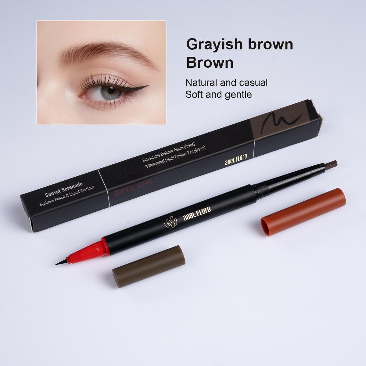 

Выдвижной карандаш для бровей Стойкий Водостойкий Потостойкий Не размазывается коричневый