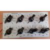 8Pcs Guitar Potentiometer Knob Aluminum Foil Effect Speaker Knob 180 Degree Volume Adjustment Guitar Knob Circular Hole 6Mm