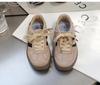 Children's Retro Fashion Sneakers - Thick-Soled Casual Trainers for Boys and Girls