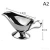 Stainless Steel Spice Gravy Container Heat Resistant Non-Toxic 1Pcs Sauce Boat Ketchup Seasoning Cup for Daily Dining