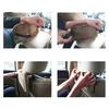 Mesa plegable de almacenamiento para asiento trasero de viaje en coche, soporte para bandeja y vasos para comida y bebidas, escritorio