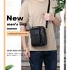 Pánská crossbody taška z pravé kůže: Neformální, Všestranná, Multifunkční Taška přes rameno a Ruční batoh