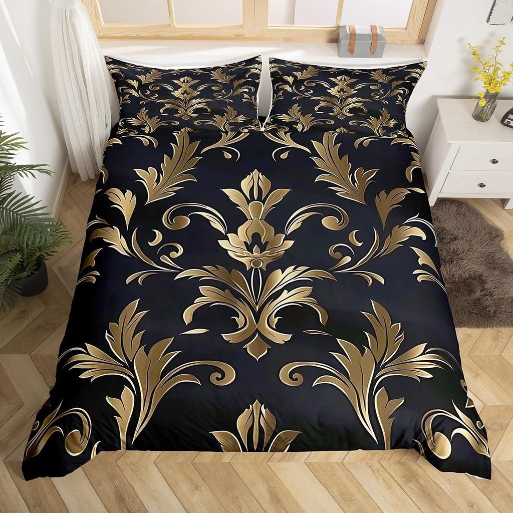 Gothic Style Down Comforter Set Bedding Set 3-piece Duvet Cover Set