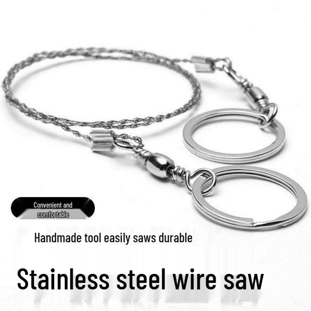 Newbie Deal: Steel Wire Rope Hand Saw - Outdoor Survival Equipment