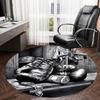 1PC Boxing Money Non-Slip Floor Round Carpet, Office, Family, Bedroom, Large Area Rug Indoor Rugs,  Durable PolyesterH0330