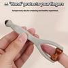 Solid Wood Finger Massage Roller with 360° Rollers Clip Design Finger Massager Acupressure Stick for Hand Meridian Relief