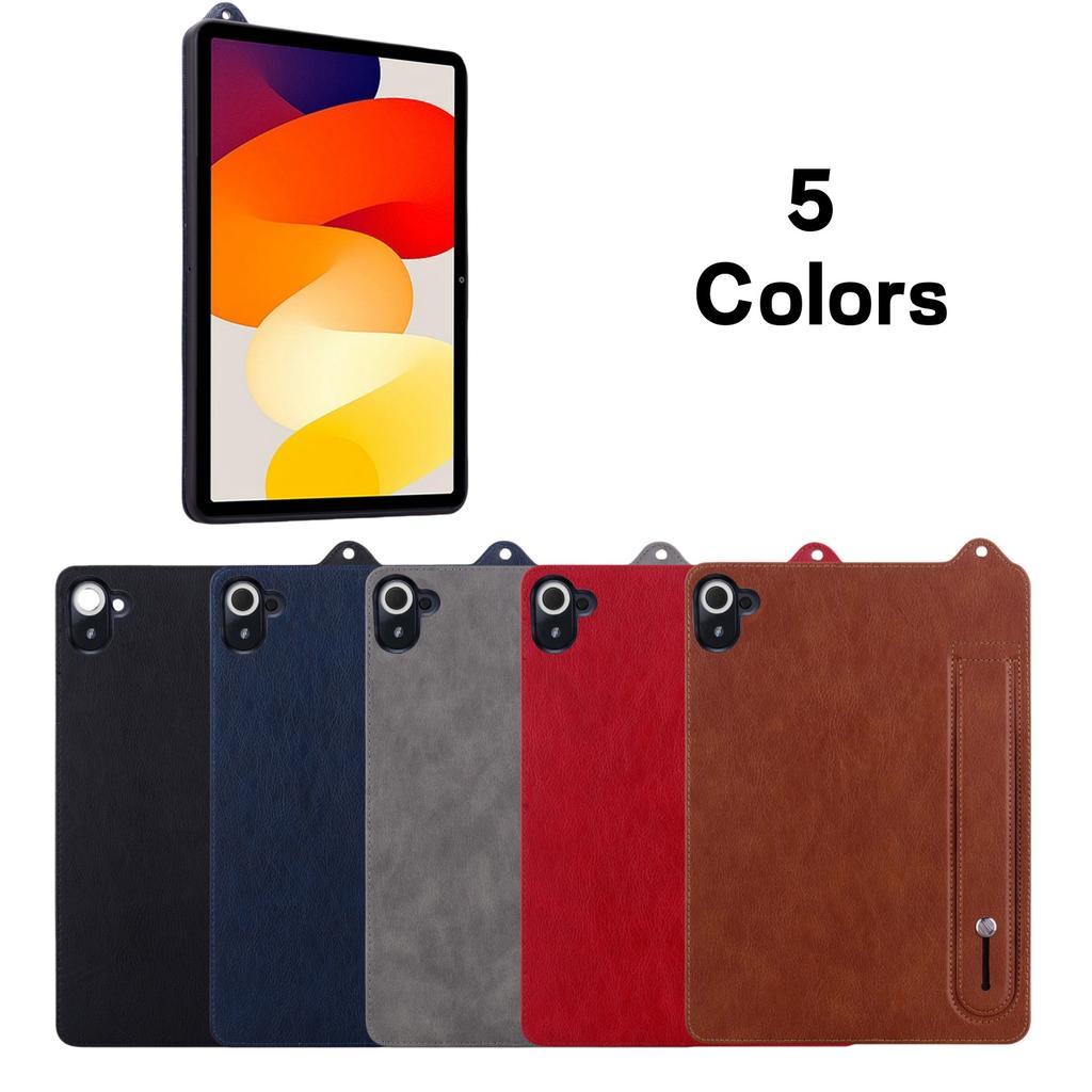Housse en Cuir PU à Rabat pour Xiaomi Redmi K Pad 8.8 Pouces 2025 Étui de Tablette Coque Arrière en TPU Souple Bracelet Support Étuis Plats Anti-chute