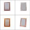 Modern Magnetic Acrylic Photo Frame,Gradient Clear Picture Stand for Desktop Decor & Fridge,Minimalist Polaroid Card Holder,Creative Gift